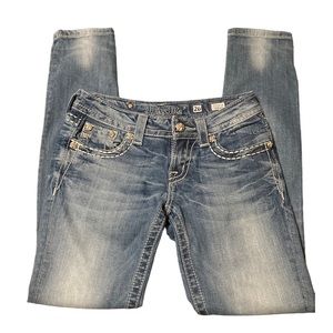 Miss Me Embellished Skinny Jeans JE5737SR  Womens Size 26